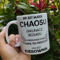 Kubek - Jam jest władca Chaosu Kierownik