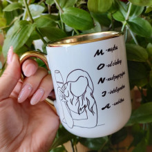 Kubek - "Wpisz Imie" elegancki 330ml/400ml