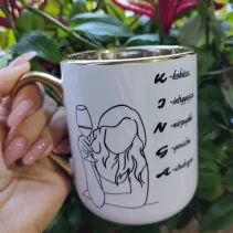 Kubek - "Wpisz Imie" elegancki 330ml/400ml